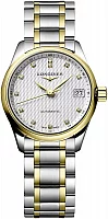 Longines Master Collection Lady Diamonds 18k Gold Bezel and Caps L2.128.5.77.7