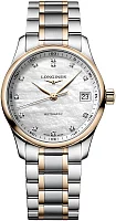 Longines Master Collection Lady Diamonds 18k Gold Caps L2.357.5.89.7