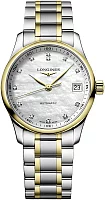 Longines Master Collection Lady Diamonds 18k Gold Caps L2.357.5.87.7