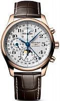 Longines Master Collection Moonphase Chrono 18k Gold L2.773.8.78.3