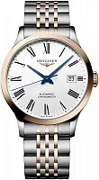 Longines Record COSC Chronometer 18k Gold Caps L2.820.5.11.7