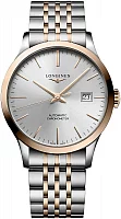 Longines Record COSC Chronometer 18k Gold Caps L2.821.5.72.7