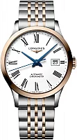 Longines Record COSC Chronometer 18k Gold Caps L2.821.5.11.7