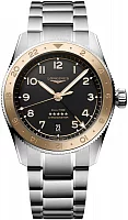 Longines Spirit Zulu Time 1925 39mm GMT COSC Chronometer 18k Gold Bezel Set L3.803.5.53.6