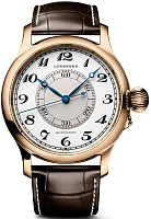 Longines Weems Second Setting Watch 18k Rose Gold L2.713.8.23.0