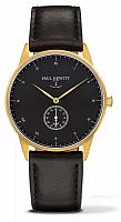 Paul Hewitt Signature Line Gold Black Sea Leather Black PH-M1-G-B-2M