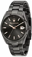 Maserati Attrazione Black Dial Black Bracelet R8853151015