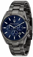 Maserati Attrazione Blue Dial Black Bracelet R8853151012