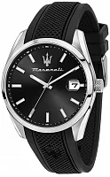 Maserati Attrazione Black Rubber Strap R8851151004