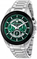Maserati Traguardo Silver Bracelet Green Dial R8873612060