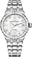 Maurice Lacroix Aikon Unisex Date 39mm Automatic Steel Diamonds MOP AI6007-SS002-170-1