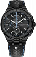 Maurice Lacroix Aikon Gent Chronograph Quartz Steel Black PVD AI1018-PVB01-337-1