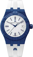 Maurice Lacroix Aikon #TIDE Unisex Date 40mm Blue & White AI2008-BBB11-300-0