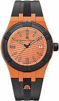 Maurice Lacroix Aikon #TIDE Unisex Date 40mm Orange & Black AI2008-50050-300-0