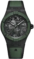Maurice Lacroix Aikonic Gent Date 43mm Automatic Titanium Black Ceramic Bezel Carbon Coated AC6008-TTL50-630-2