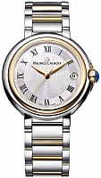 Maurice Lacroix Fiaba Lady Date 32mm Quartz Steel Rose Gold PVD FA1004-PVP13-110-1