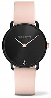 Paul Hewitt Miss Ocean Line Black Sunray Leather Nude PH-M-B-BS-30S