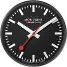 Mondaine Zegar Ścienny Okrągły Czarny A990.CLOCK.64SBB