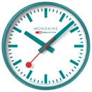 Mondaine Zegar Ścienny Okrągły Niebieski A990.CLOCK.10SBD