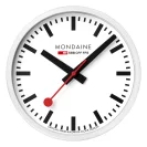 Mondaine Zegar Ścienny Okrągły Biały A990.CLOCK.10SBB