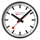 Mondaine Zegar Ścienny Okrągły Czarny A990.CLOCK.12SBB