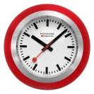 Mondaine Zegar Biurkowy Podróżny Okrągły Czerwony A660.30335.16SBP
