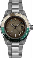 OUT OF ORDER Swiss GMT Marrrakesh Ultra Brushed Quartz OOO.001-19.MA.SS
