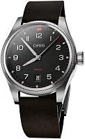 Oris Big Crown ProPilot Date 41mm Black Textured Dial 01 733 7805 4164-07 6 20 14LC