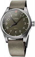 Oris Big Crown ProPilot Date 41mm Moss Textured Dial 01 733 7805 4167-07 6 20 16LC