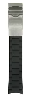 Paski i części Pasek Gumowy Certina Czarny 21mm z Zapięciem Motylkowym DS Action Diver C603015122