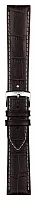 Paski i części Pasek Skórzany Tissot Brązowy 20mm PR100 T600037057