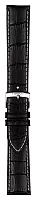 Paski i części Pasek Skórzany Tissot Czarny 20mm PR100 T600037056