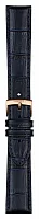 Paski i części Pasek Skórzany Tissot Granatowy 20mm PR100 T600037058