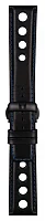 Paski i części Pasek Skórzany Tissot Czarny 20mm z Zapięciem Motylkowym PRR 516 T600037465