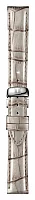 Paski i części Pasek Skórzany Tissot Szary 16mm z Zapięciem Motylkowym Lady Tradition T604036019