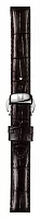 Paski i części Pasek Skórzany Tissot Brązowy 14mm z Zapięciem Motylkowym Bridgeport T600035996