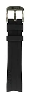 Paski i części Pasek Gumowy Tissot Czarny 19mm PRC 200 T603032879