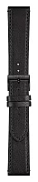Paski i części Pasek Skórzany Tissot Czarny 21mm Gentleman T600040545