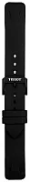 Paski i części Pasek Gumowy Tissot Czarny 19mm T-Race Touch T603035436