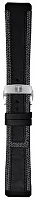 Paski i części Pasek Skórzany Tissot Czarny 22mm z Zapięciem Motylkowym T-Touch Expert Solar T600035308