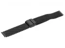 Paski i części Bransoleta Mesh 18mm Czarna BRANS-MESH-BK-18-1