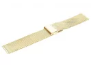 Paski i części Bransoleta Mesh 24mm Żółte Złoto BRANS-MESH-YG-24-1