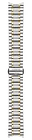 Paski i części Bransoleta Stalowa Longines 18mm Bicolor Żółte Złoto Master Collection L600168768