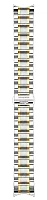 Paski i części Bransoleta Stalowa Longines 18mm Bicolor Żółte Złoto Master Collection L600168769