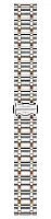 Paski i części Bransoleta Stalowa Longines Bicolor Różowe Złoto 15mm DolceVita L600149723