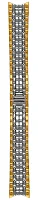 Paski i części Bransoleta Stalowa Longines Bicolor Żółte Złoto 20mm Presence L600157080