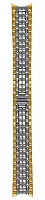 Paski i części Bransoleta Stalowa Longines Bicolor Żółte Złoto 12mm Presence Lady L600075614