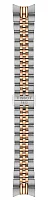 Paski i części Bransoleta Stalowa Tissot 16mm Bicolor Różowe Złoto Ballade Lady T605051001