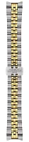 Paski i części Bransoleta Stalowa Tissot 16mm Bicolor Żółte Złoto Ballade T605050370