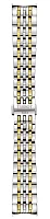 Paski i części Bransoleta Stalowa Tissot 19mm Bicolor Żółte Złoto Le Locle T605014110